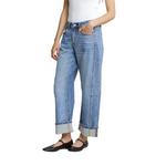 Women's Mica Denim Cuffed Hem Barrel Jeans - Thumbnail 3 of 4