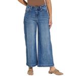 Women's Mica Denim Cropped Utility Wide Leg Jeans - Thumbnail 2 of 3
