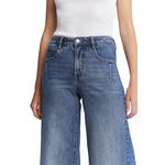 Women's Mica Denim Contrast Panel Wide Leg Jeans - Thumbnail 4 of 4