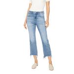 Women's Mica Denim Raw Hem Cropped Straight Jeans - Thumbnail 1 of 6