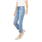 Women's Mica Denim Raw Hem Cropped Straight Jeans - Thumbnail 3 of 6