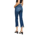 Women's Mica Denim Uneven Hem Crop Flare Jeans - Thumbnail 4 of 6