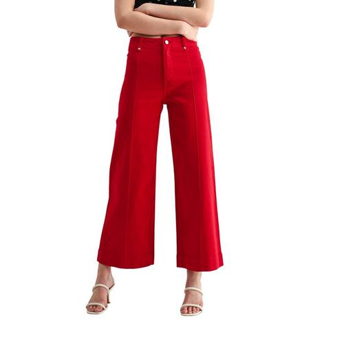 Women's Mica Denim Ankle Wide Leg Jeans - Primary Image