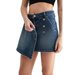 Women's Mica Denim High Rise Wrap Skirt - Thumbnail 5 of 5