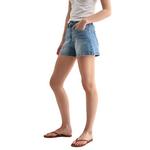 Women's Mica Denim Distressed Hem Jean Shorts - Thumbnail 2 of 5