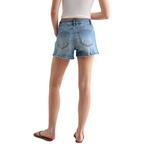Women's Mica Denim Distressed Hem Jean Shorts - Thumbnail 3 of 5