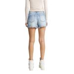 Women's Mica Denim Frayed Hem Jean Shorts - Thumbnail 4 of 4