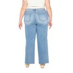 Women's Mica Denim Plus Size Tummy Tuck Wide Leg Jeans - Thumbnail 4 of 4