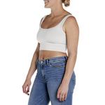 Women's NikiBiki Chevron Ribbed Crop Tank Top - Thumbnail 2 of 4