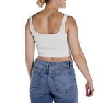 Women's NikiBiki Chevron Ribbed Crop Tank Top - Thumbnail 3 of 4