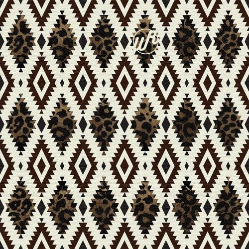 Women's The Wyoming Rose Leopard Aztec Diamond Headband Headband - Primary Image