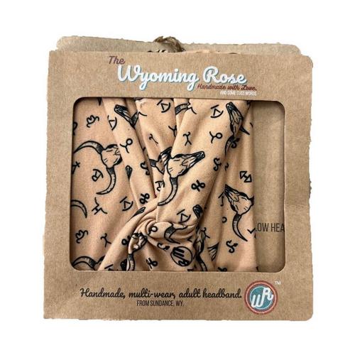 Women's The Wyoming Rose Steer Branding Headband - Primary Image