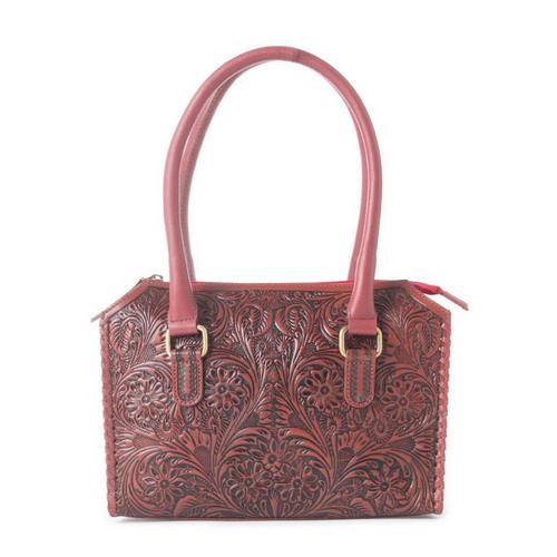 Myra Midnight Grace Handtooled Handbag - Primary Image