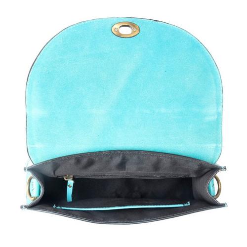 Myra Savannah Scroll Handtooled Crossbody - Primary Image