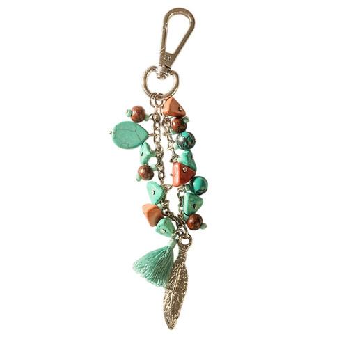 Myra Feather Flame Keychain - Primary Image