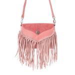 Myra Wild West Fringe Leather Crossbody - Thumbnail 1 of 5