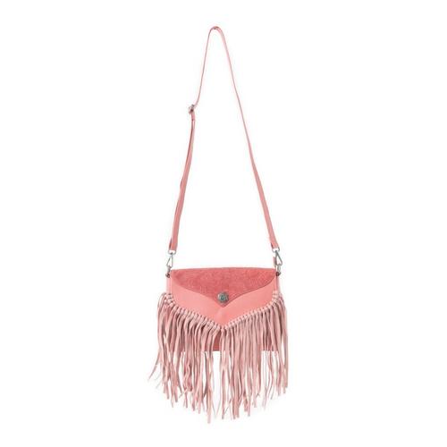 Myra Wild West Fringe Leather Crossbody - Primary Image