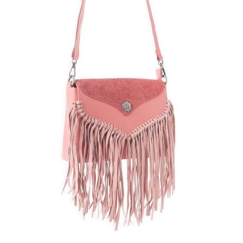 Myra Wild West Fringe Leather Crossbody - Primary Image