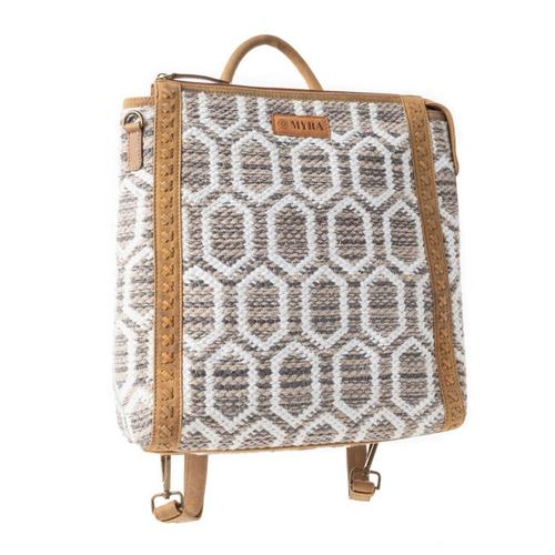 Myra Suzanna Grove Rug Leather Backpack Purse - Primary Image