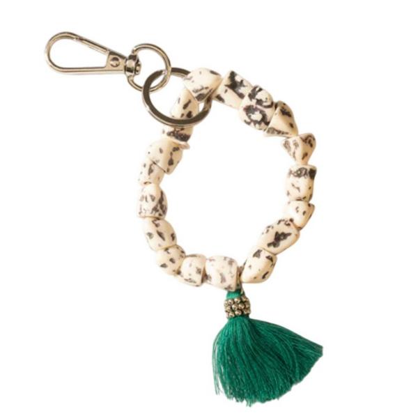 Myra Canyon Storm Tassel Keychain