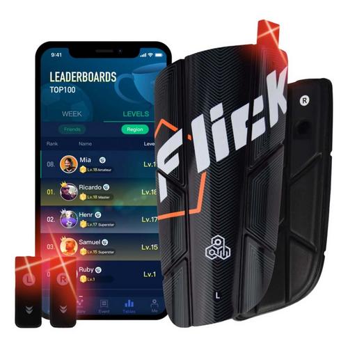 Flick Smart Soccer Tracker w/ Shin Guards - Primary Image