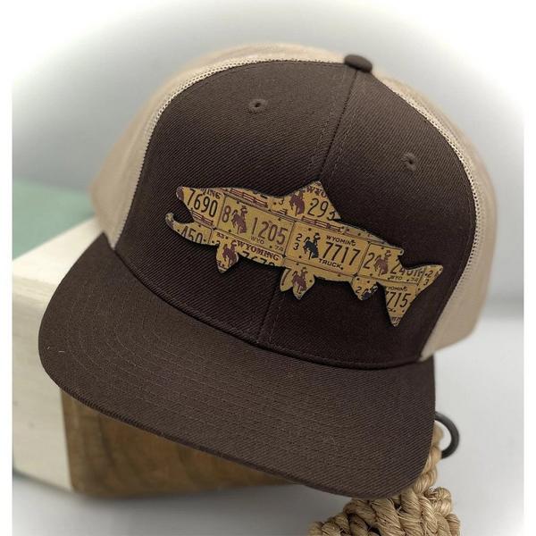CODY'S FISH Wyoming Brown Trout Fly Fishing Snapback Hat