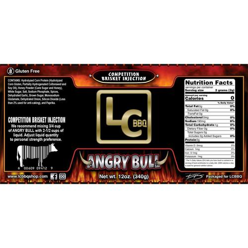 LC BBQ Angry Bull Competition Brisket Injection - Primary Image
