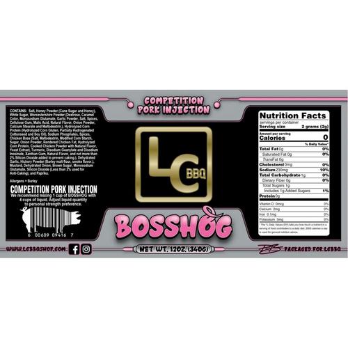 LC BBQ Boss Hog Competition Pork Injection - Primary Image