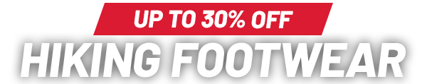 Up to 30% Off Hiking Footwear