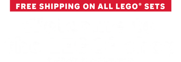 Text: Welcome to the Lego® shop
