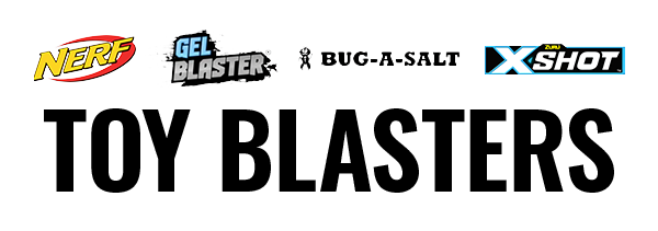 Nerf, Gel Blaster, Bug-A-Salt, x-shot logo