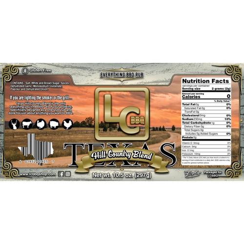LC BBQ Texas Hill Country Blend Rub - Primary Image