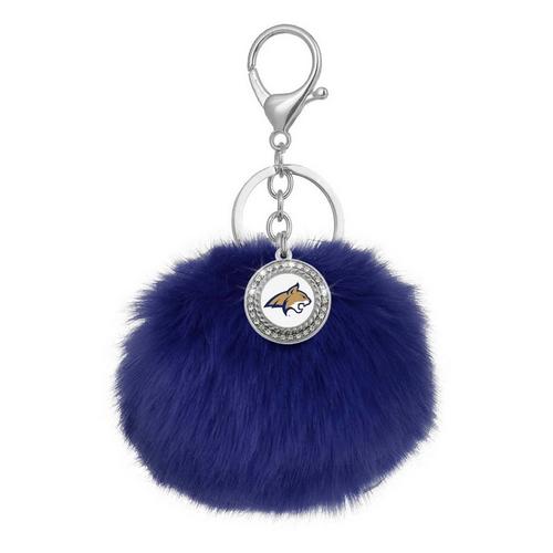 Spirit Gear Montana State Bobcats PomPom Keychain - Primary Image