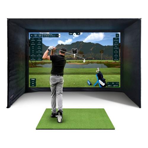 SimSpace Rapsodo MLM2PRO Sim 4 Home Simulator Bundle with Hitting