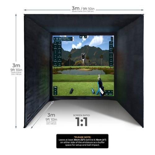 SimSpace Sim 5 Professional Golf Enclosure - Primary Image
