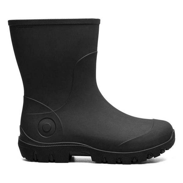 Kids' BOGS Essential Mid Rain Boots Outdoor Little 11Y Black