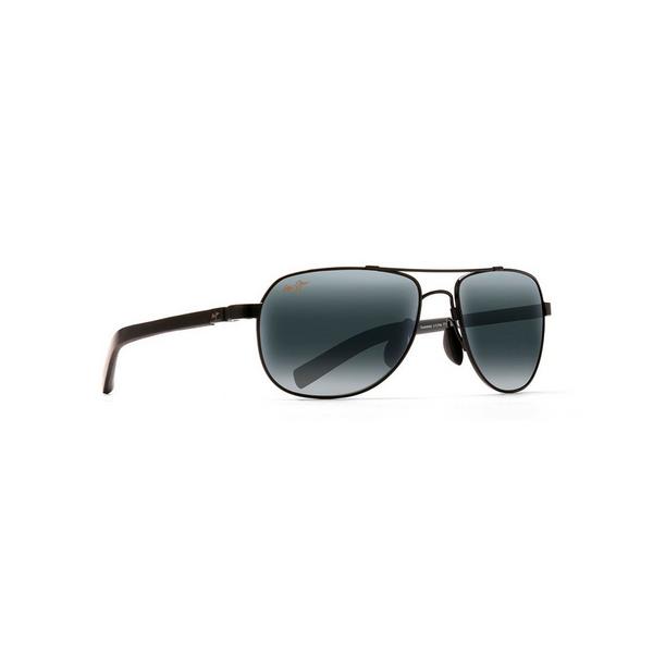 Men's Maui Jim Guardrails Polarized Sunglasses Gloss Black/Neutral Grey