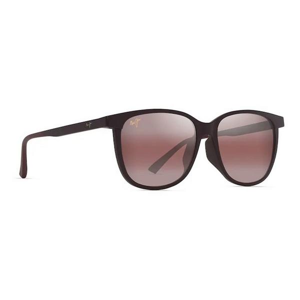 Men's Maui Jim Ilikea Polarized Sunglasses Matte Burgundy/Maui Rose