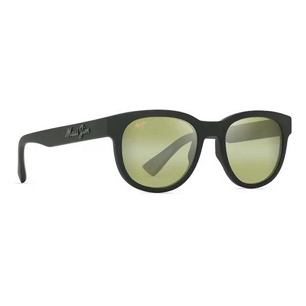 Men's Maui Jim Maoli Polarized Sunglasses Matte Dark Green/Maui HT