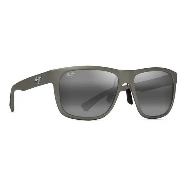 Men's Maui Jim Puakea Polarized Sunglasses Matte Grey/Green/Neutral Grey