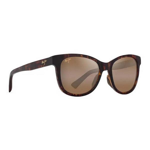 Women's Maui Jim Kiopa'a Polarized Sunglasses Matte Dark Havana/HCL Bronze
