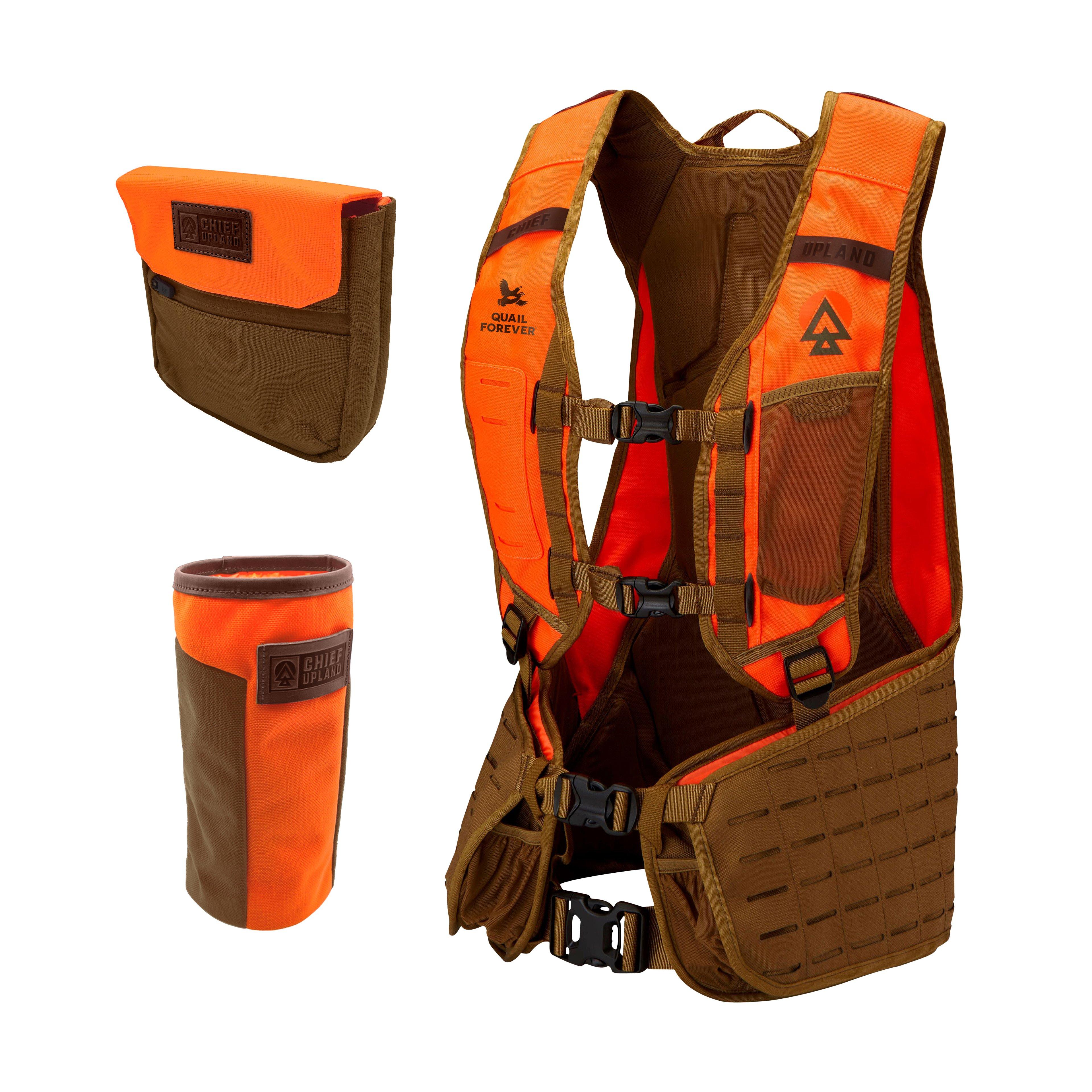 Chief Upland Quail Forever Over/Under Front-Loading Vest Bundle - Chief Upland