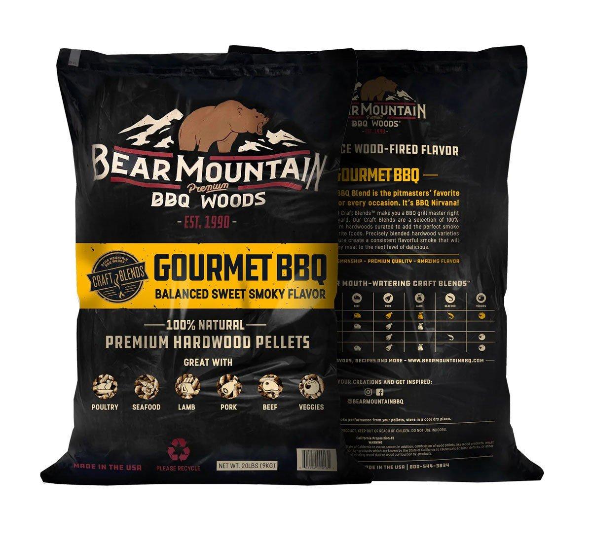 Bear Mountain BBQ Wood Pellets 20 lbs - Bear Mountain