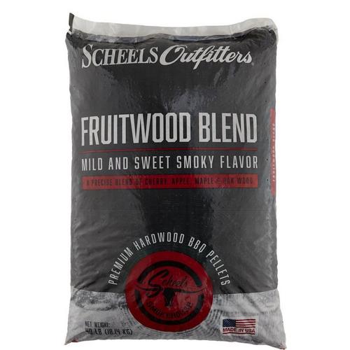 Scheels Outfitters Fruitwood Blend Premium Hardwood BBQ Pellets 40 lbs - Primary Image