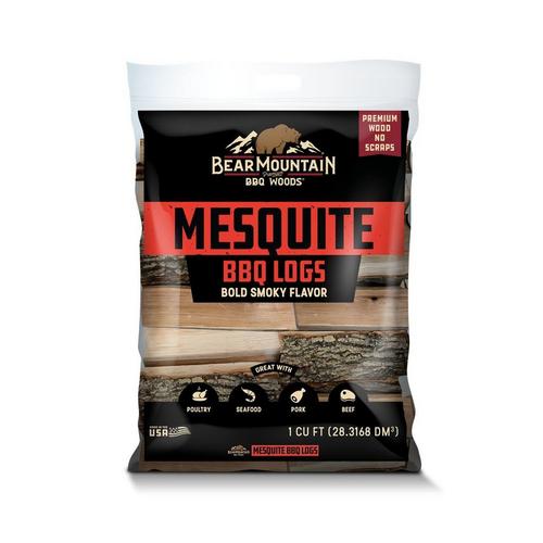 Bear Mountain Mesquite BBQ Logs - 1 Cu Ft - Primary Image