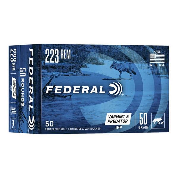 FEDERAL Varmint & Predator JHP Rifle Ammunition