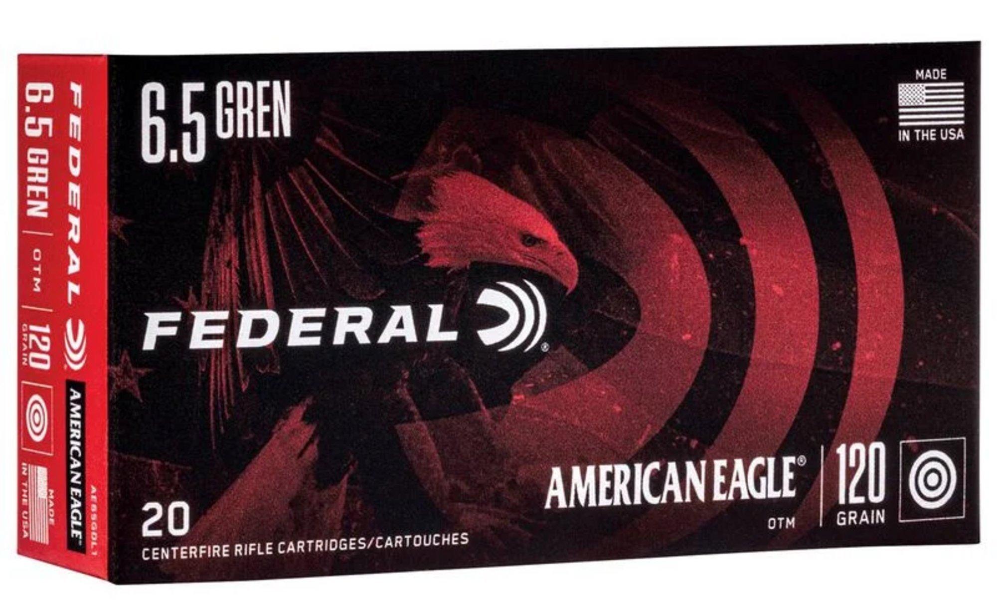 Federal American Eagle 6.5 Grendel Handgun Ammunition 20 Round Box