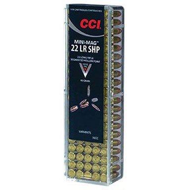 CCI 22 Lr Mini Mag 40 Gr Segmented HP 22 Long Rifle Rimfire Ammunition 100 Round Box