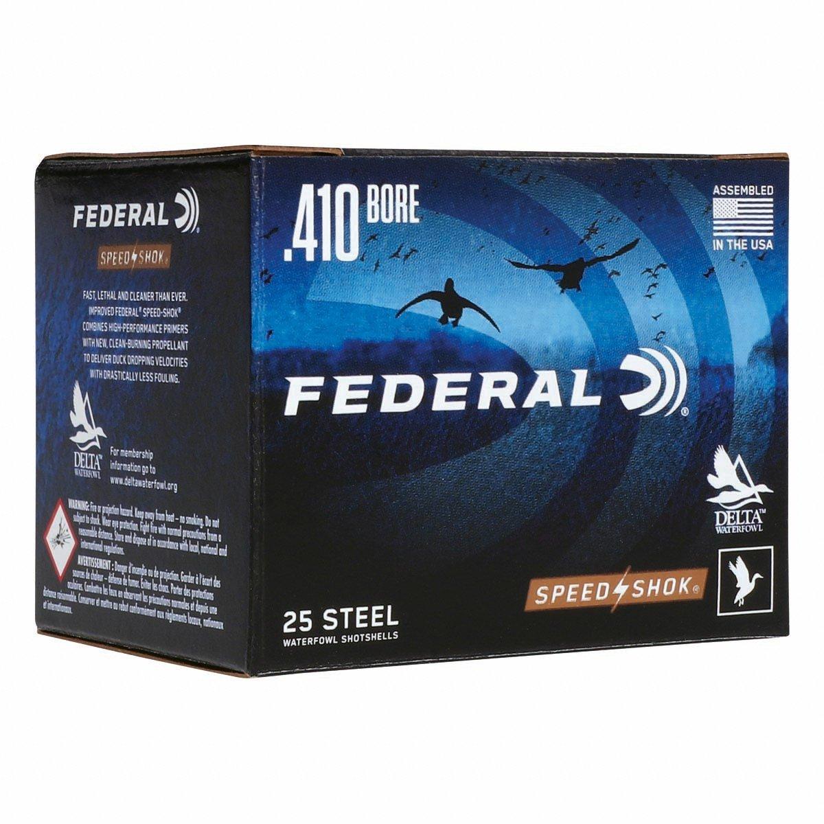 Federal Speed Shok Steel .410 Bore Shotshells 25 Round Box