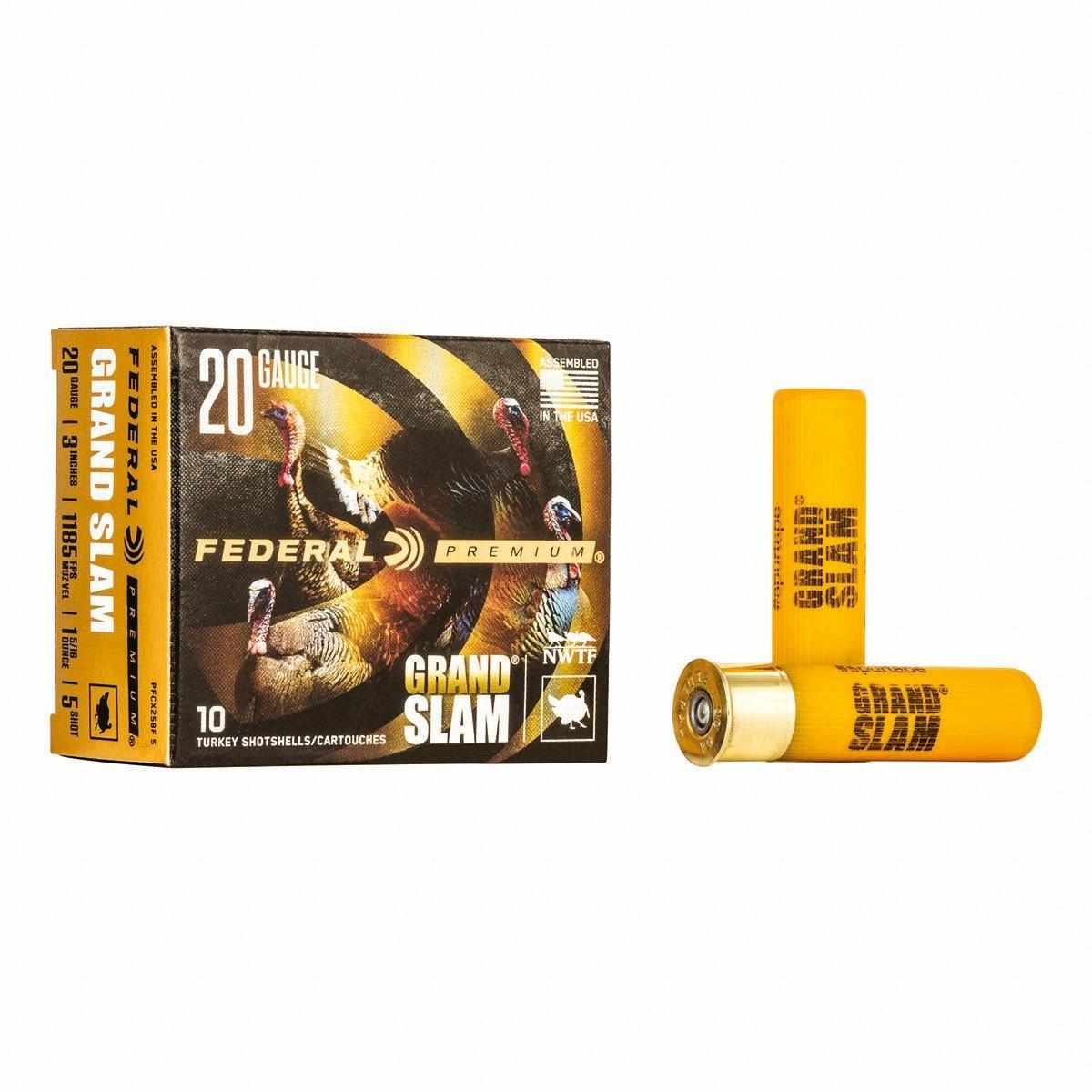 Federal Grand Slam 20 Gauge Shotshells 10 Round Box